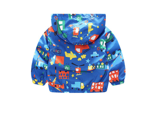 Chaqueta Cortaviento Infantil con Estampado de Aviones - Image 8