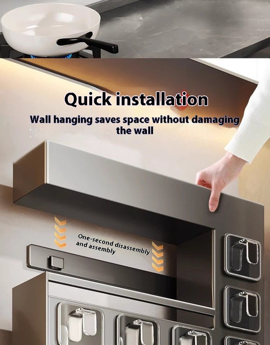 Organizador de Cocina Mural con Despensero y Soporte para Especias - Image 10