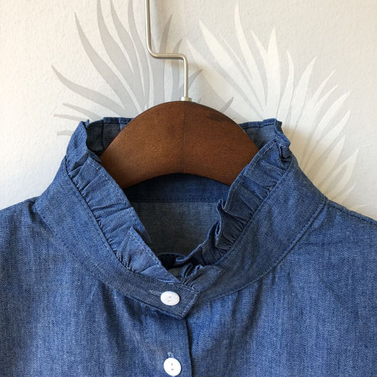 Cuello Falso Retro de Algodón con Encaje Desmontable para Mujer - Image 48