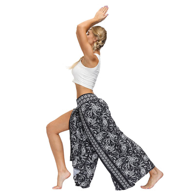 Pantalones Yoga Boho Estampado Étnico para Entrenamientos al Aire Libre - Image 8