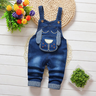 Pantalones Vaqueros con Tirantes para Niños y Niñas - Image 5