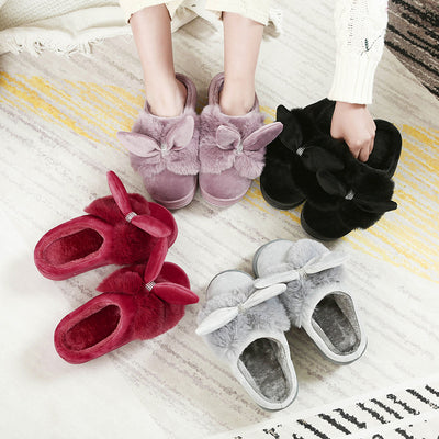 Pantuflas de Invierno Tipo Tacón Alto con Suela Gruesa y Forro de Algodón - Image 15