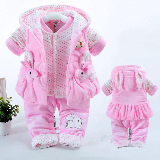 Conjunto de Ropa Otoño Invierno para Niñas - Abrigos y Accesorios - Image 8