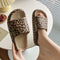 Pantuflas Estampado Leopardo para Mujer - Suela Antideslizante y Suave
