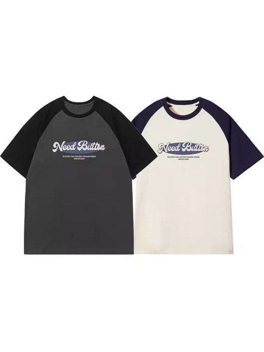 Camiseta Raglan Retro con Combinación de Colores para Hombre - Image 9