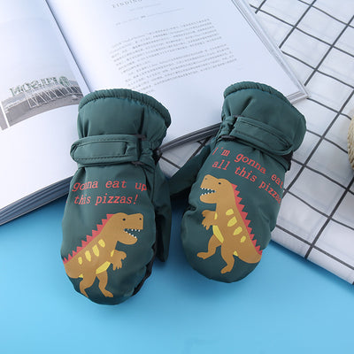 Guantes de Esquí Infantiles Impermeables con Forro Polar Acolchado - Image 8