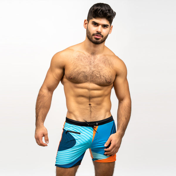 Shorts de Baño Talla Grande con Cierre y Secado Rápido - Image 4