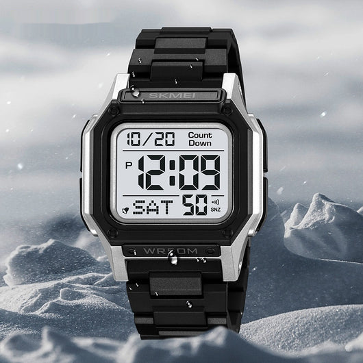 Reloj Electrónico Multifuncional de Resina para Hombre - Image 3