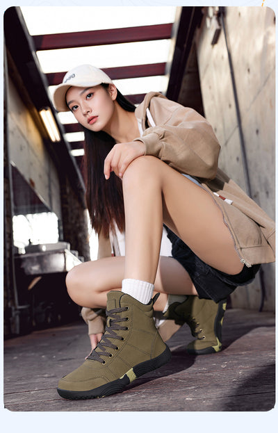 Botas de Senderismo de Cuero Premium con Puntera Ancha para Hombre - Image 25