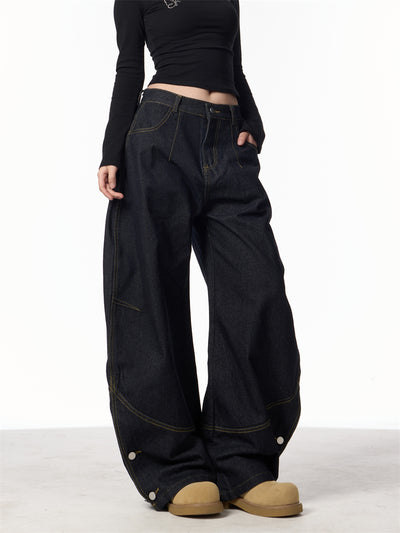 Pantalones Anchos Retro Primavera - Image 2