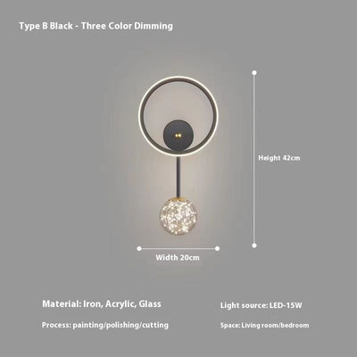 Lámpara de Pared LED para Dormitorio, Pasillo y Sala - Image 6