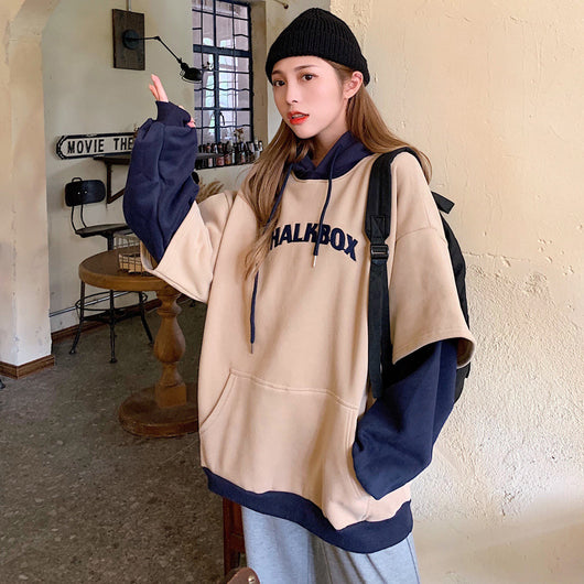 Suéter Deportivo Dos Texturas con Capucha para Mujer - Image 29