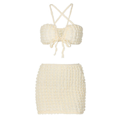 Falda Ajustada para Mujer con Tirantes Halter y Breteles Finos - Image 14