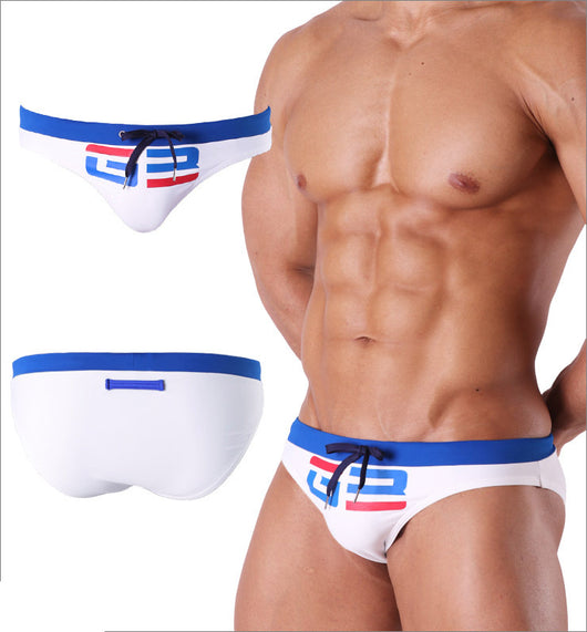 Bóxer de Baño Colorblock Estampado para Hombre - Image 4