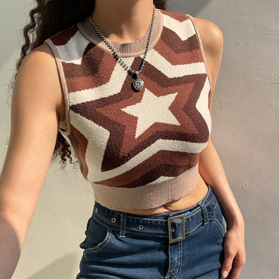 Chaleco de Lana Slim con Cuello Redondo y Detalles en Contraste - Image 11