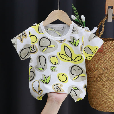 Playera Infantil de Algodón con Estampado de Dibujos Animados - Image 17