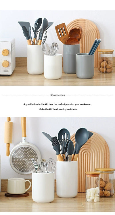 Contenedor de Cerámica para Espátulas y Cucharones de Cocina - Image 21