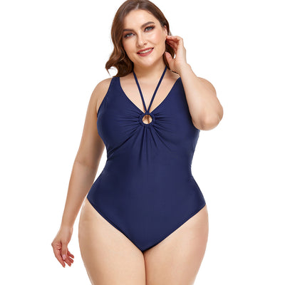Bikini Triangular de Color Sólido con Cintura Ajustable - Image 5
