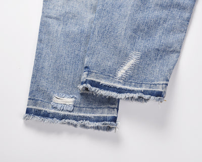 Jeans con Cierre Lateral y Rotos para Hombre y Mujer - Image 10