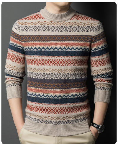 Suéter de Rayas Grueso para Hombre - Playera Base Térmica - Image 15