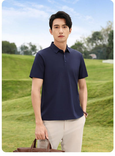 Playera Hombre Cuello Solapa Liso Premium Sin Costuras - Image 23