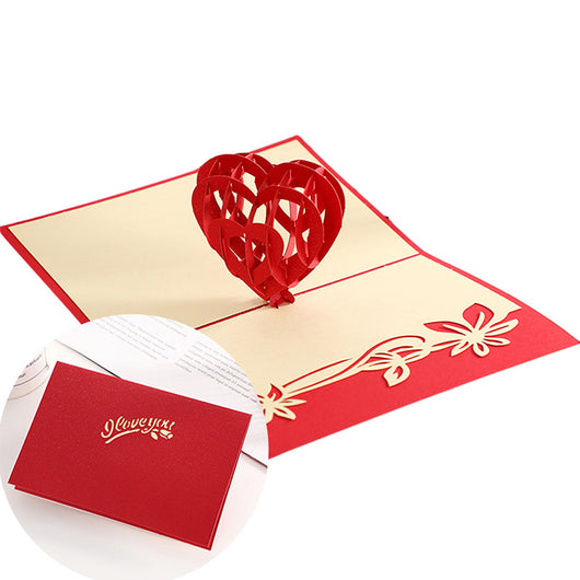 Tarjeta de Felicitación 3D Árbol del Amor para San Valentín - Image 14