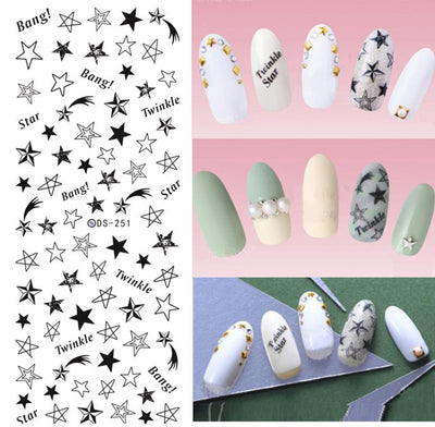 Kit Completo de Adhesivo para Uñas con Herramientas de Joyería y Stickers de Letras - Image 5