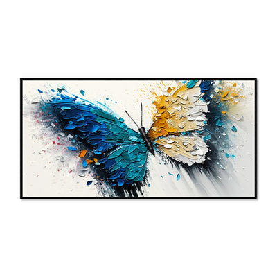 Cuadro Abstracto Mariposa Pintura Acrílica Óleo Hecho a Mano Arte Moderno Decoración Pared Sala de Estar - Image 6