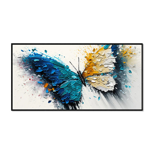 Cuadro Abstracto Mariposa Pintura Acrílica Óleo Hecho a Mano Arte Moderno Decoración Pared Sala de Estar - Image 6