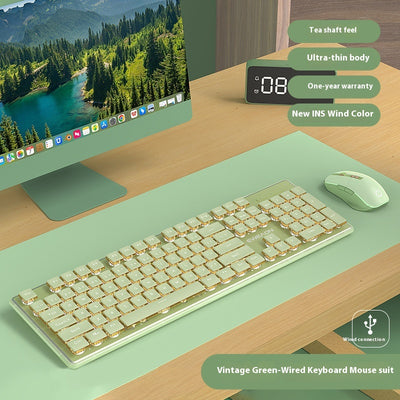 Kit Teclado y Ratón Inalámbrico Mecánico Bluetooth - Diseño Elegante para Oficina - Image 7
