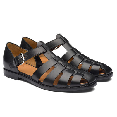Sandalia Colorblock para Hombre en Cuero Sintético Cosido - Image 5