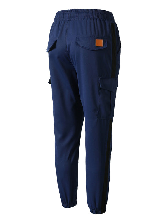 Pantalones Deportivos Casuales de Corte Recto con Costuras Otoñales - Image 13