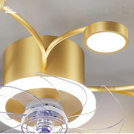 Lámpara de Techo Inteligente con Ventilador para Dormitorio - Image 7