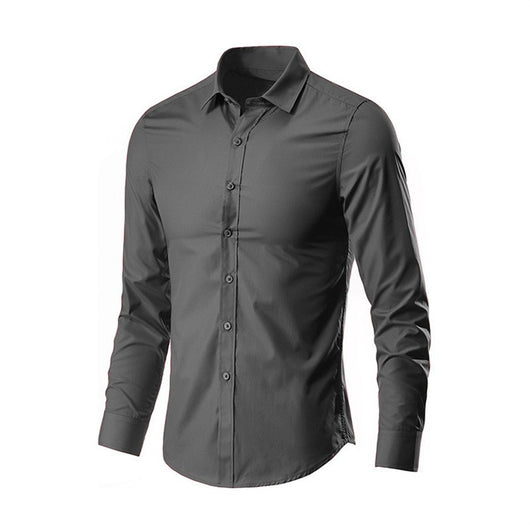 Camisa Casual Blanca para Hombre - Diseño Liso Versátil - Image 20