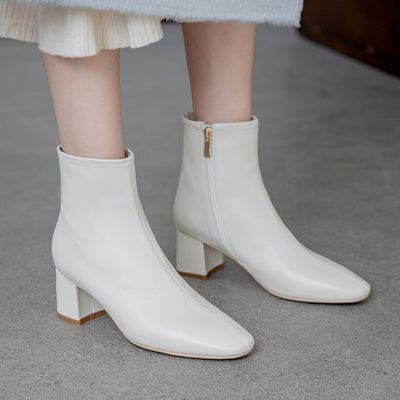 Botas Martin de Tacón Grueso Versátiles para Mujer - Image 6