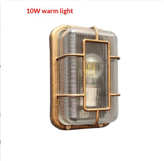 Luminaria Decorativa Industrial Retro de Aluminio Fundido para Exteriores - Image 13