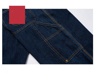 Pantalones Slim Unisex con Costuras Topstitched y Bordados - Image 7