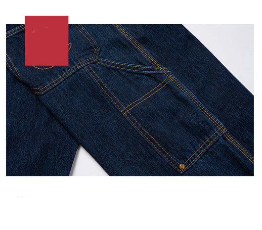 Pantalones Slim Unisex con Costuras Topstitched y Bordados - Image 7