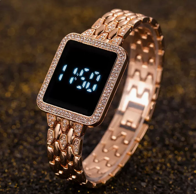 Reloj Digital de Lujo para Hombre Adulto - Correa de Acero Resistente al Agua - Image 10