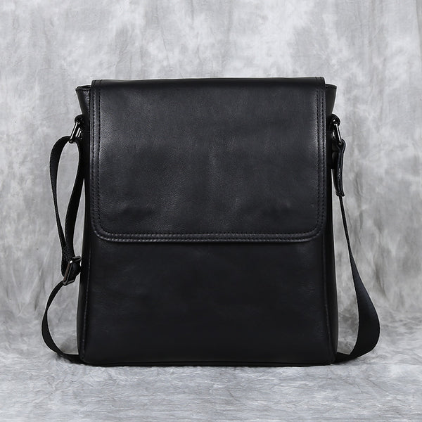 Mochila Ejecutiva de Cuero Genuino con Bolsa Crossbody Vertical de Alta Capacidad - Image 4