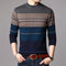 Camiseta Térmica Acolchada de Lana para Hombre - Cuello Redondo