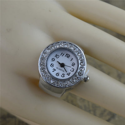 Reloj de Moda para Mujer con Anillo de Diamantes y Movimiento de Cuarzo - Image 7