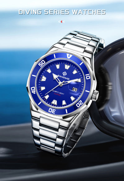 Reloj de Cuadrante Grande para Hombre - Estilo Empresarial con Movimiento de Cuarzo - Image 17