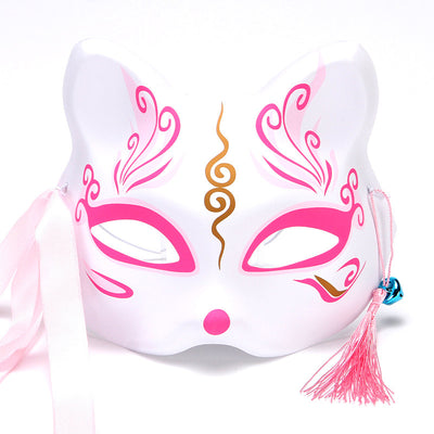 Máscaras de Gato y Zorro Estilo Japonés para Disfraz y Presentaciones Infantiles - Image 26