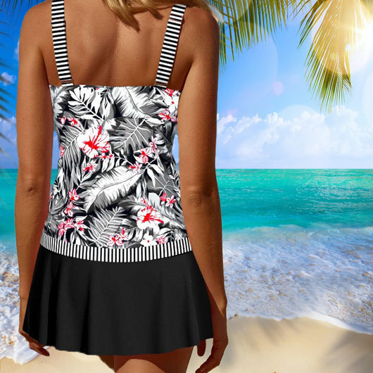 Traje de Baño Deportivo sin Mangas con Diseño Estampado - Image 18