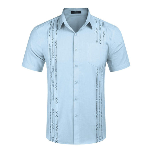 Guayabella Cuba Beach con Bolsillo - Camisa Casual de Lino - Image 11