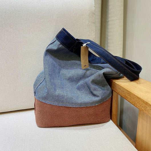 Bolsa de Viaje Mujer Lona y Cuero Gran Capacidad Bandolera Outdoor - Image 3