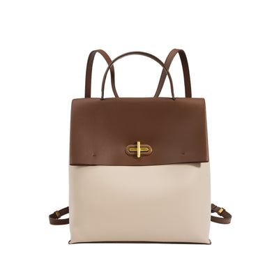 Mochila de Cuero Genuino Estilo Coreano para Mujer - Diseño Casual Versátil - Image 4