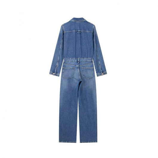 Jumpsuit de Mezclilla Recta Tendencia Urbana para Mujer - Image 5