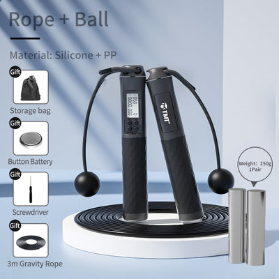 Cuerda para Saltar Inalámbrica con Bola de Gravedad para Quemar Grasa - Image 6